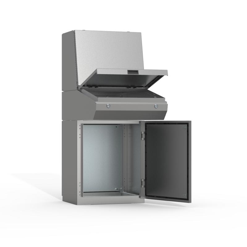 nVent HOFFMAN MPCS061 Top console, 500X600X494, Combinable enclosure, no MP, Stainless steel 304, IP66