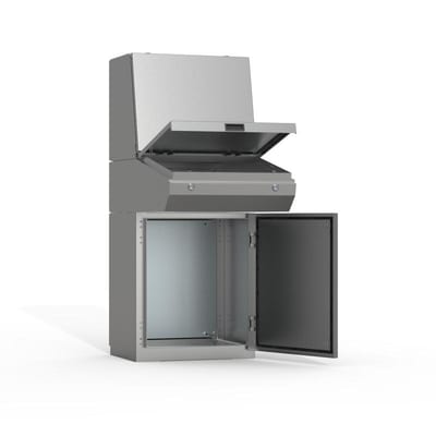 nVent HOFFMAN MPCS062 Desk console, 250X600X985, Combinable enclosure, no MP, Stainless 304, IP66