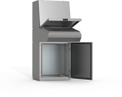 nVent HOFFMAN MPCS161 Top console, 500X1600X494, Combinable encl., no MP, Stainless steel 304, IP55