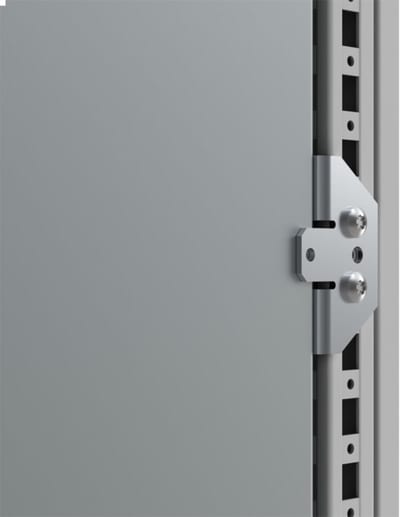 nVent HOFFMAN MPEF10 Flush Mounting Plate Fixing Brackets, MPEF, 32X75X45MM, Zinc Plated, Mild Steel