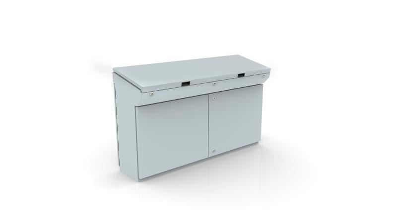 nVent HOFFMAN MPG12R5 Console, 985X1200X400, Compact enclosure, with MP, mild steel, IP55