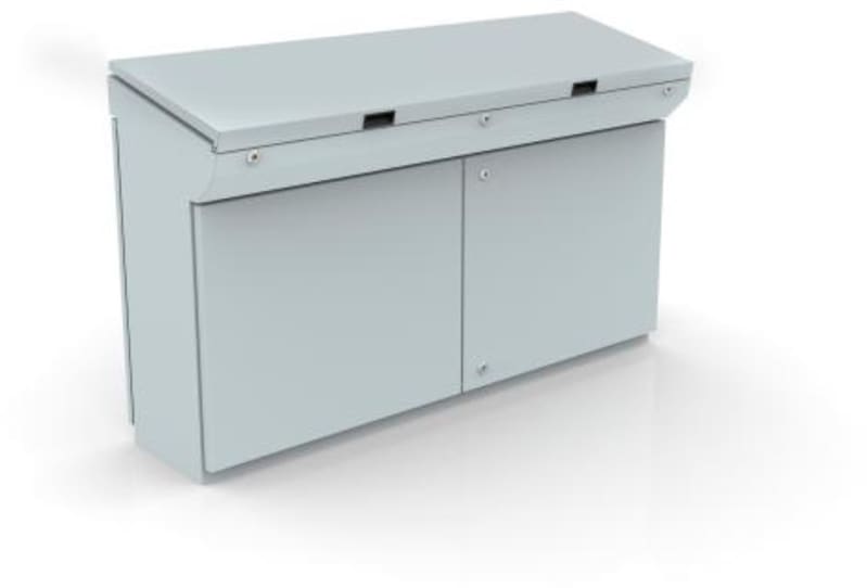 nVent HOFFMAN MPG16R5 Console, 985X1600X400, Compact enclosure, with MP, mild steel, IP55