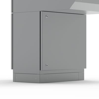 nVent HOFFMAN MSNS1065 Plinth, 100X600X500, Stainless 304