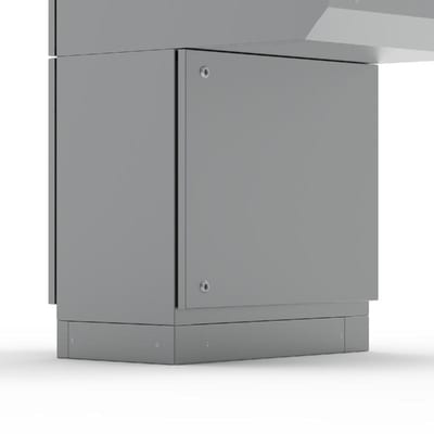 nVent HOFFMAN MSNS1104 Plinth, 100X1000X400, Stainless 304