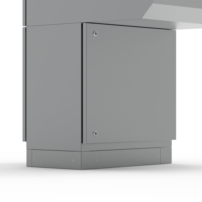nVent HOFFMAN MSNS1105 Plinth, 100X1000X500, Stainless 304