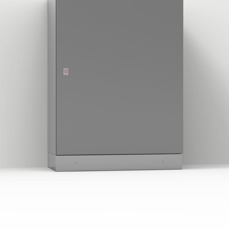 nVent HOFFMAN MSVS1083-316 Plinth Base, MSVS, 100X800X273MM, Brushed, Stainless Steel 316L