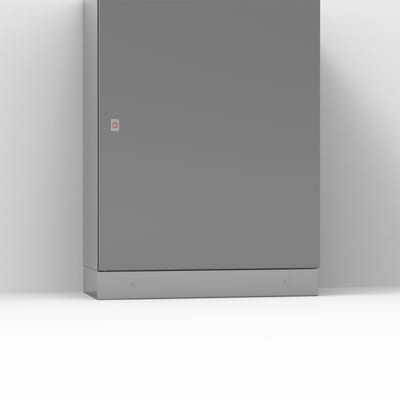 nVent HOFFMAN MSVS1123 Plinth Base, MSVS, 100X1200X273MM, Brushed, Stainless Steel 304