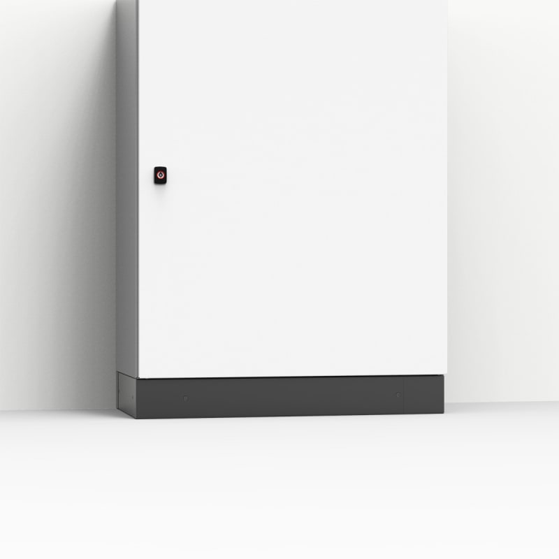 nVent HOFFMAN P1100 Front/Rear Plinths, P, 100X993X95MM, Umbra Gray, Zinc Plated, Mild Steel