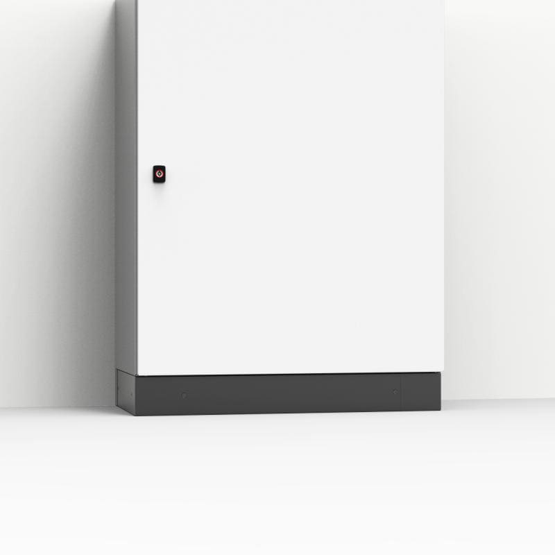 nVent HOFFMAN P2080 Front/Rear Plinths, P, 200X793X95MM, Umbra Gray, Zinc Plated, Mild Steel