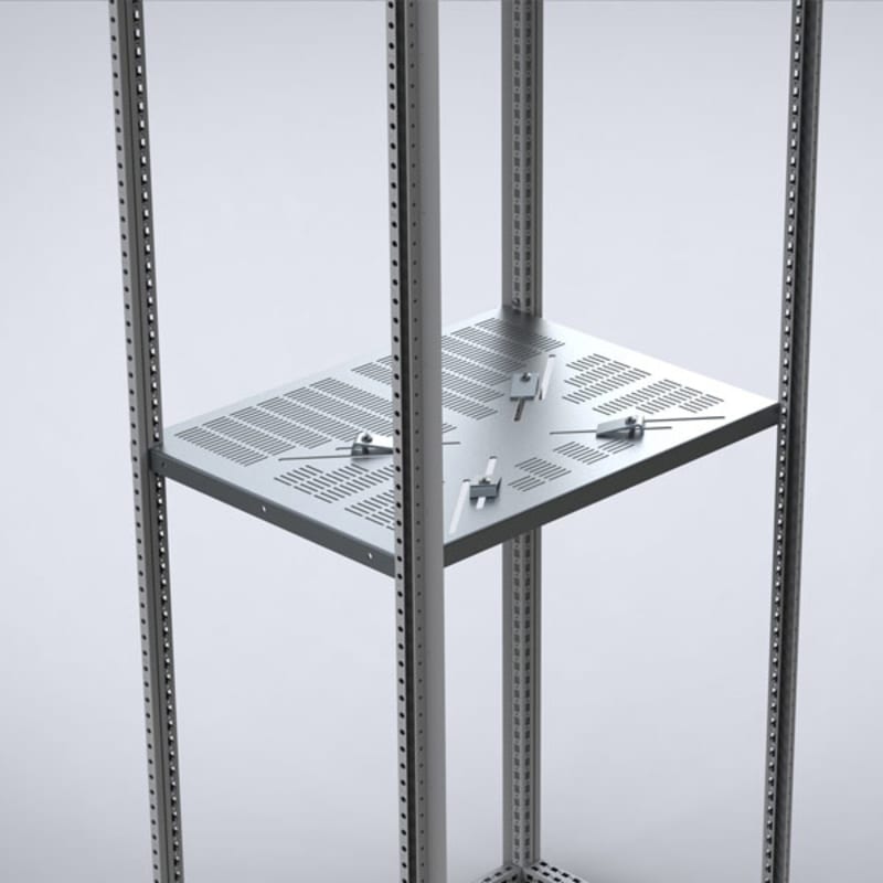 nVent HOFFMAN SHM0606 Monitor shelf, 600X600, Zinc plated