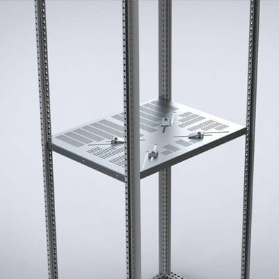 nVent HOFFMAN SHM0608 Monitor shelf, 600X800, Zinc plated