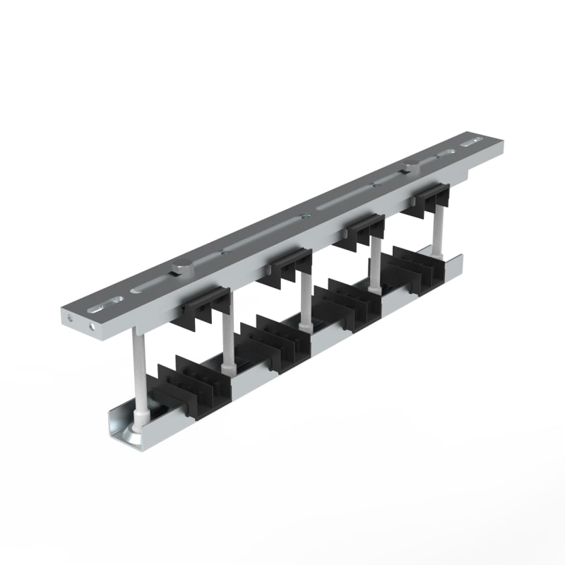 nVent HOFFMAN EUBS310TN Universal Busbar Supports, EUBS-PD, 3X10 TN, 1/2/3 bars/phase, Steel Polymide