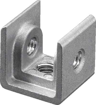 Skyvemutter M6 F MONT-RAIL20