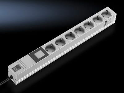 Rittal DK 7240.301 7-Way Schuko PDU with Energy Meter 230 V 16 A