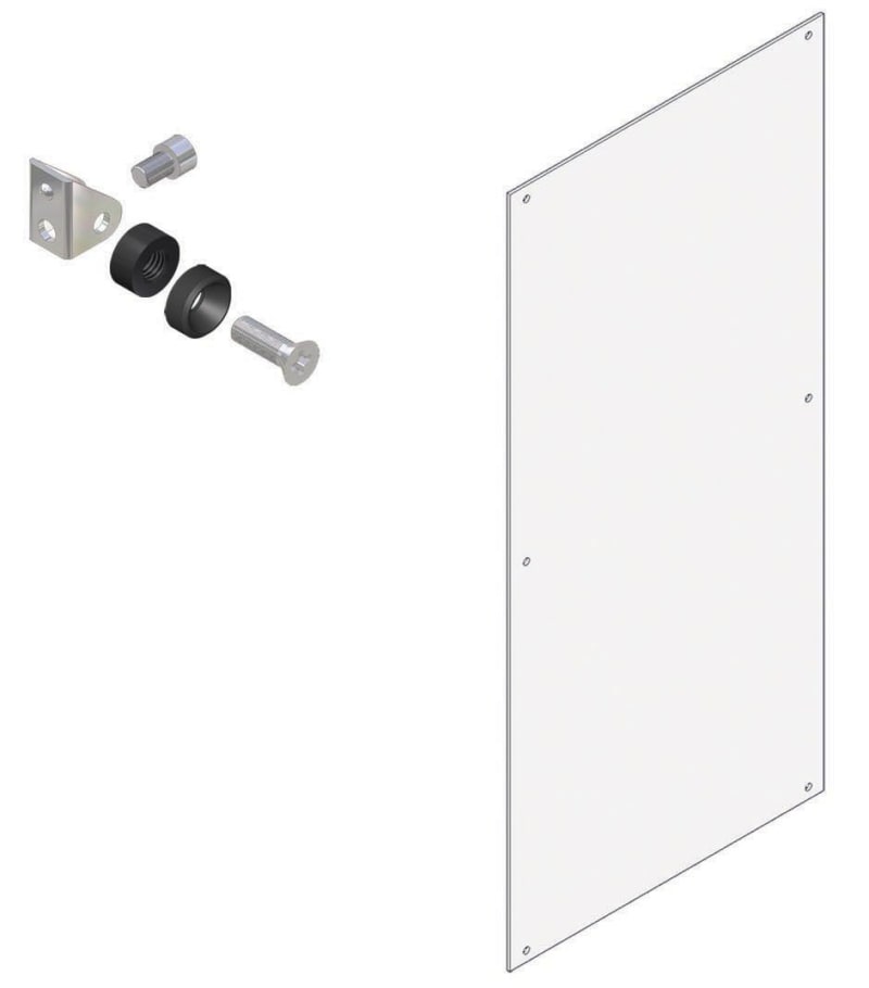Flat cover plate IP54 400X2000MM (2436245)