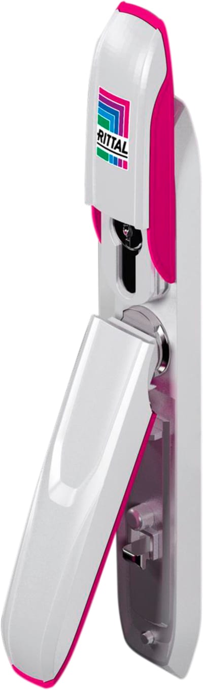 Rittal 2435100 AX Comfort Handle for Lock Inserts and Semi-Cylinders