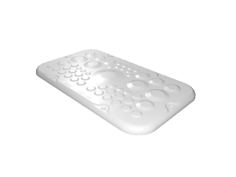Rittal SZ 2561.300 Plastic Gland Plate with Membranes AX Size 1
