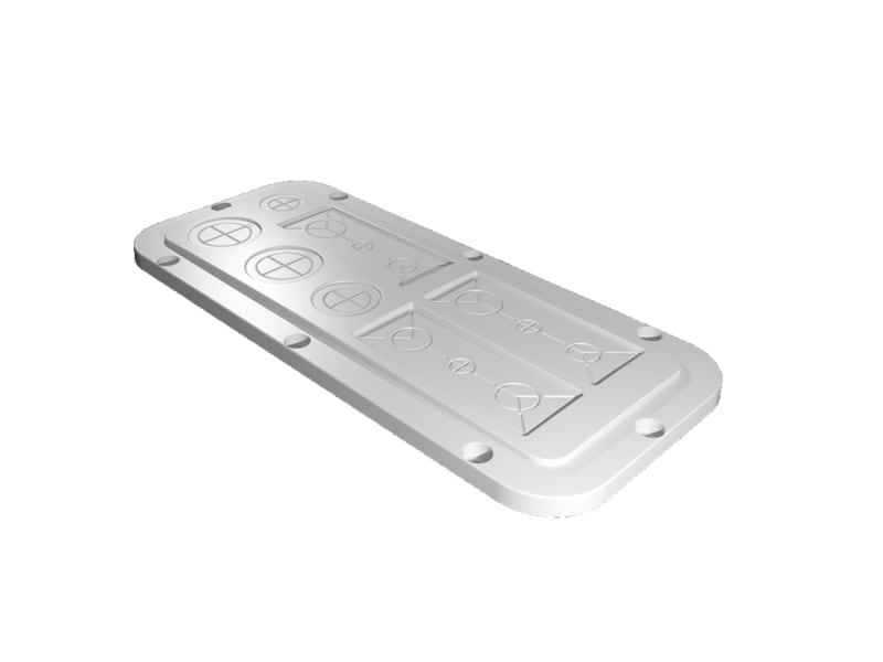 Plastic Flange AX size 2 module (2562200)