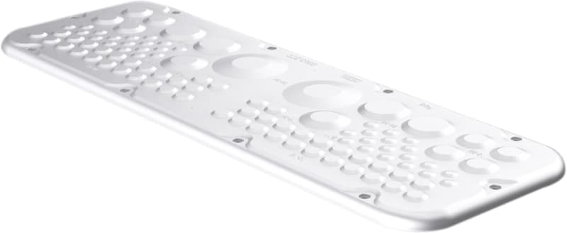 Rittal 2562300 SZ Plastic Gland Plate with Membranes for AX, Size 2, 339x149 mm