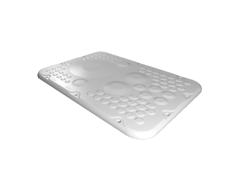 Rittal 2565300 SZ Plastic Gland Plate with Membranes for AX, Size 5, 301x221 mm