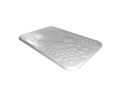 Rittal 2565300 SZ Plastic Gland Plate with Membranes for AX, Size 5, 301x221 mm