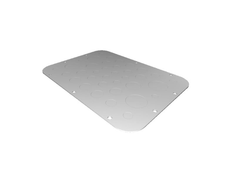 Metal Flange AX knockout st 5 (2575100)
