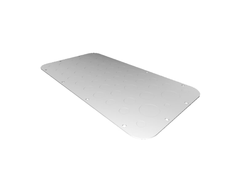 Metal Flange AX knockout st 7 (2577100)