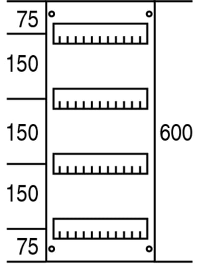 Cover AG214 SEALED H=600mm B=250mm