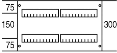Cover AG222 SEALED H=300mm B=500mm