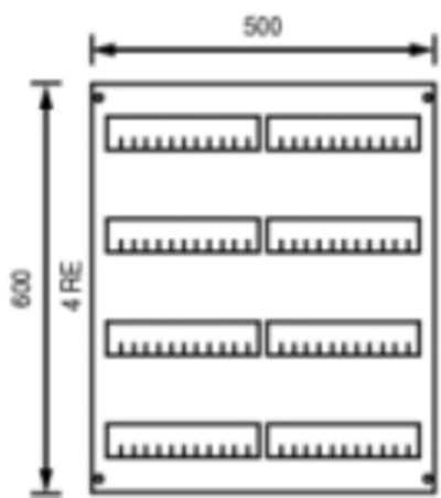 Cover AS224 OPEN H=600mm B=500mm