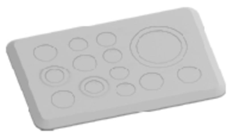 Flange TZ102 FOR M-Nipples IP55