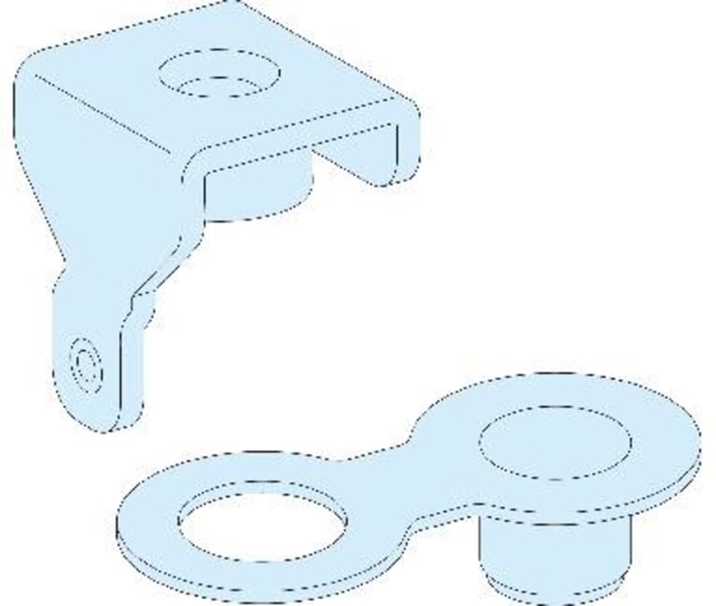 Fixing Kit for Top Plate, PrismaSeT P, IP55 (LVS01103)