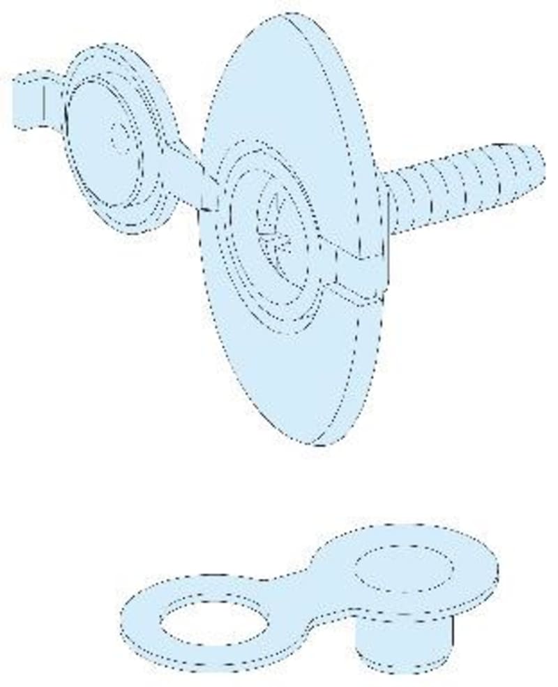 Fixing Kit for Top Plate, PrismaSeT P, IP30 (LVS01112)