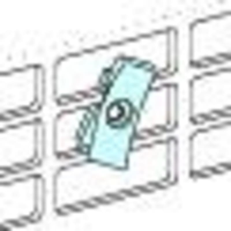 Clip Nuts-HULLETRAIL-20ST-M6-PRISMA (LVS03182)