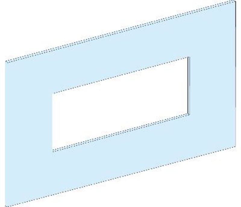 Front plate Man.omkopler INS250 PrismaSeG/P (LVS03247)