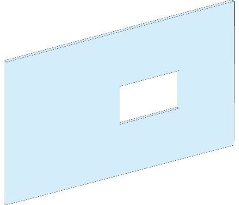 Front plate INS250 Vertical PrismaSeT G/P (LVS03248)