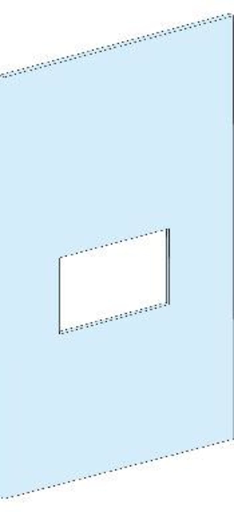 Front plate INS250 Vertical Cable Compartment Prisma G (LVS03251)