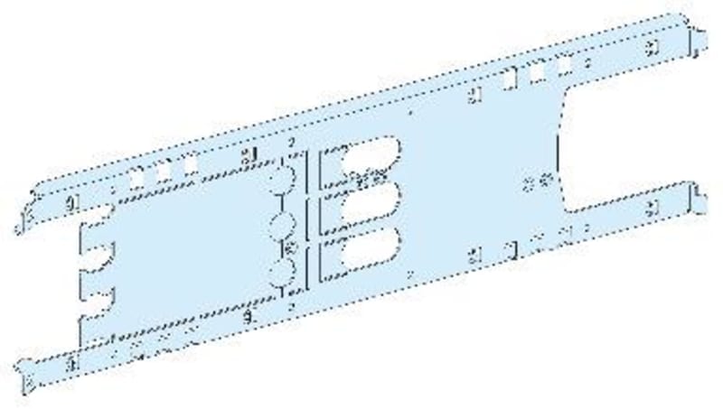 Mounting plate NSX100-250 Horizontal Pl.In 3P P (LVS03413)