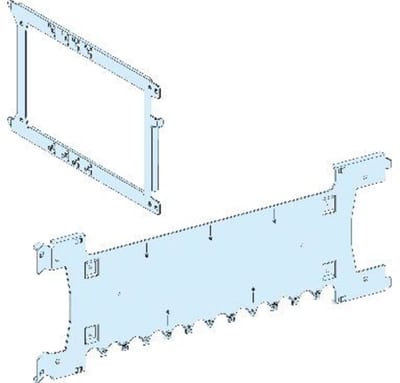 Mounting plate NSX250PLUGIN Polyp Vertical P
