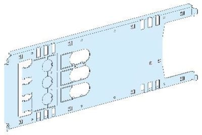 Mounting plate NSX630 plugin horizontal 3P P