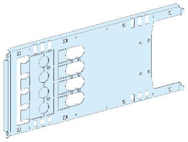 Mounting plate NSX630 plugin horizontal 4P P (LVS03454)