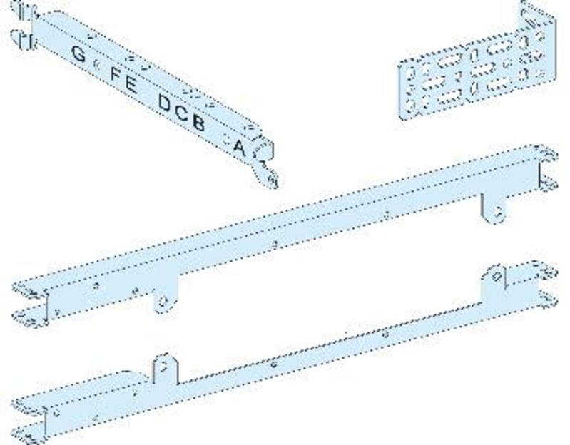 Mounting plate NSX630 Horizontal-motor-Omk. P (LVS03457)