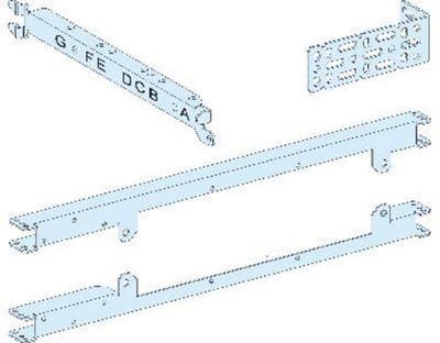 Mounting plate NSX630 Horizontal-motor-Omk. P