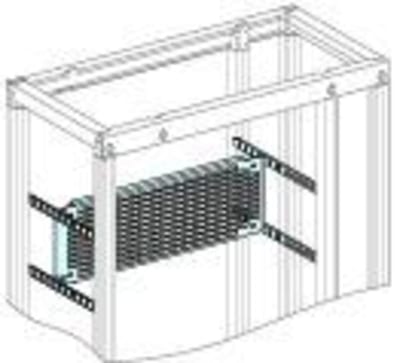 Mounting Plate, Perforated, 6 Modules, PrismaSeT P