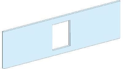 Front plate INS250 Horizontal PrismaSeT P