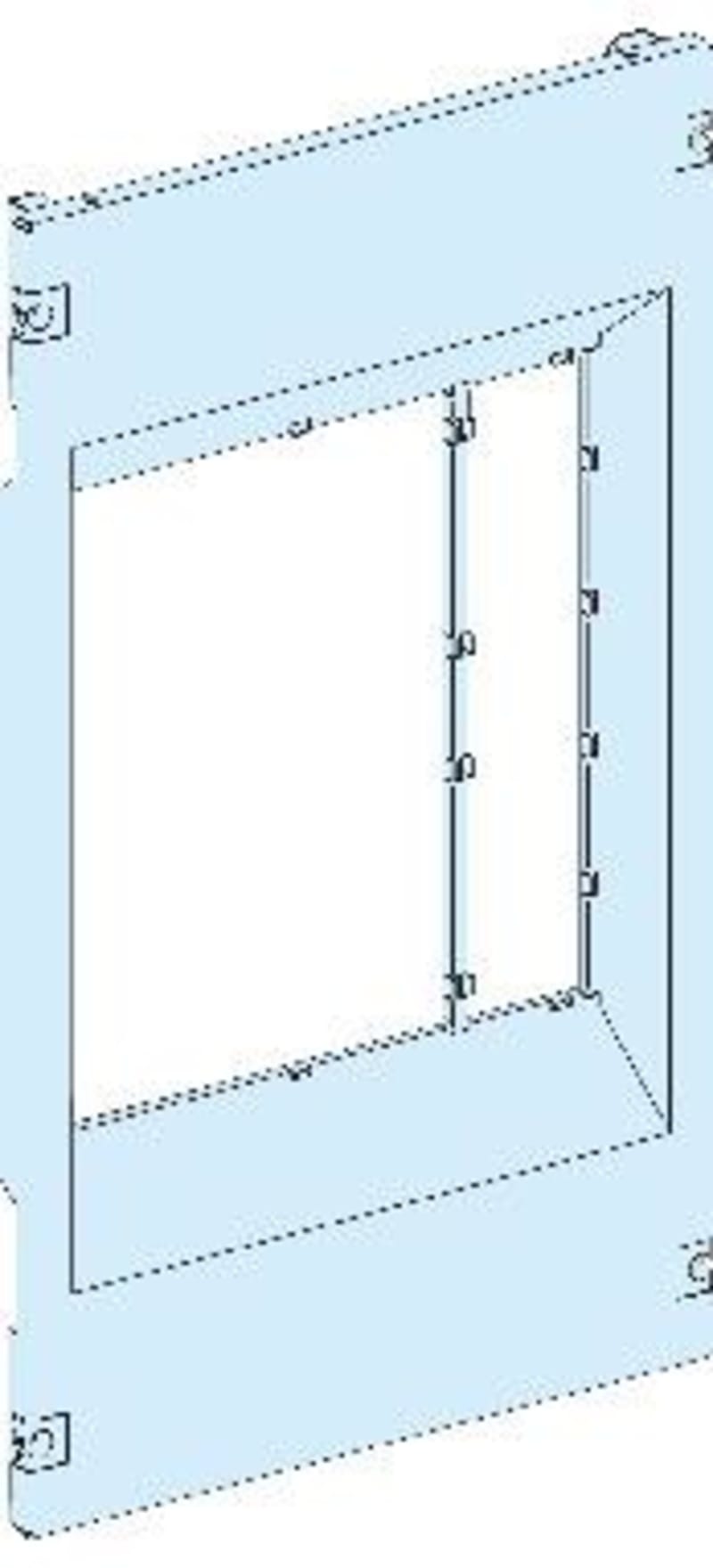 Front plate NS/MTZ1-VERTICAL-400MM-WITHDRAWABLE P (LVS03699)