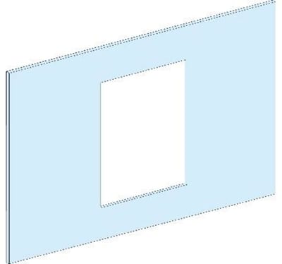 Front plate NS630B-1600-VERTICAL-PRISMA P (LVS03701)