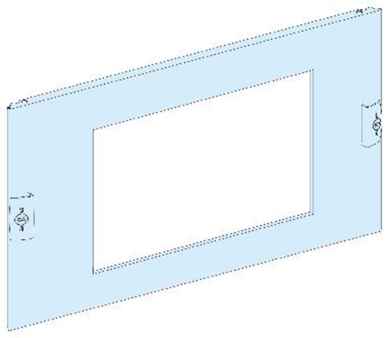 Front plate INS630B-1600 4P-PRISMASET P (LVS03714)