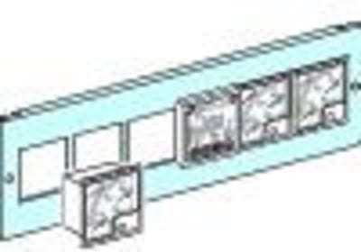 Front plate for 6 PCS-72X72 PrismaSeT G/P