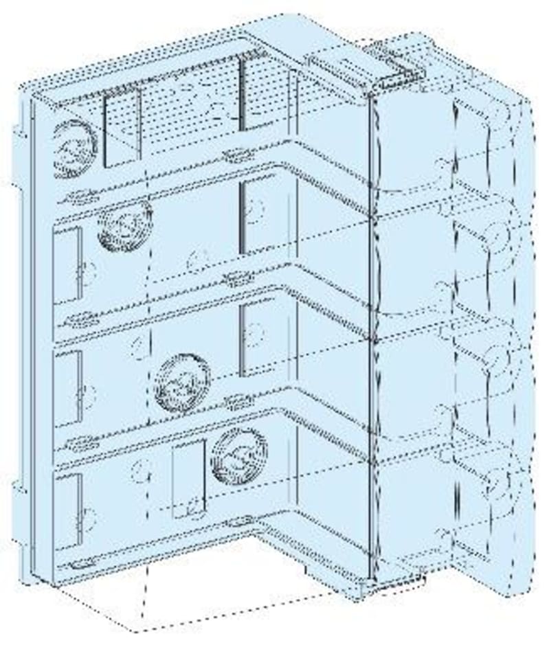 Connection Block NSX/INS250-POWERCLIP G/P (LVS04060)